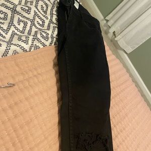 H&M Black Ripped Jeans Size 4